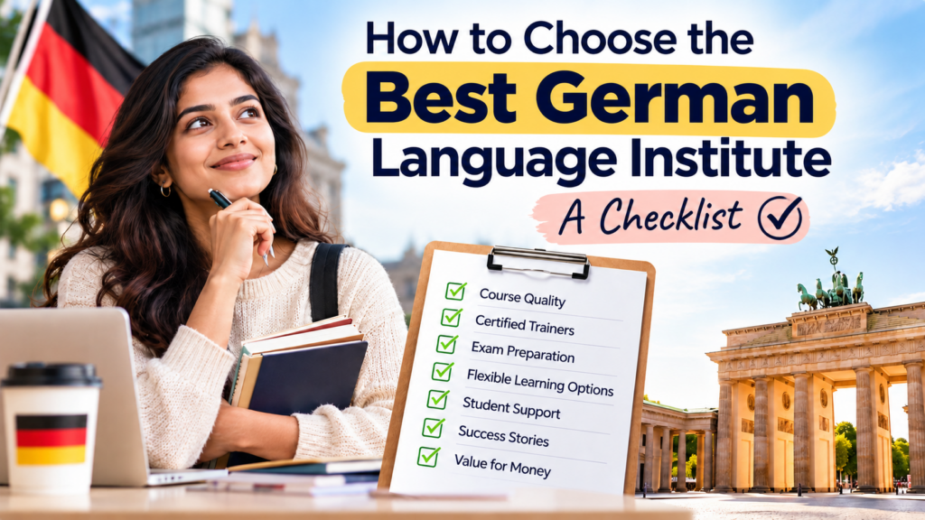German language institute checklist for choosing the best German course